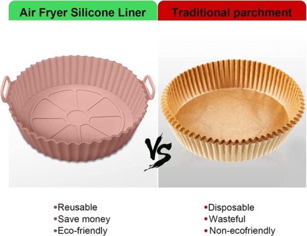 Air Fryer Silicone Pot 1pcs Kitchenware - Image 8