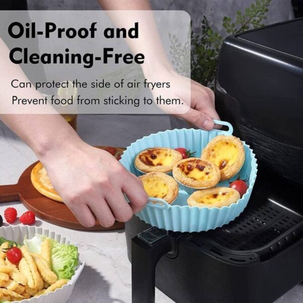 Air Fryer Silicone Pot 1pcs Kitchenware - Image 6