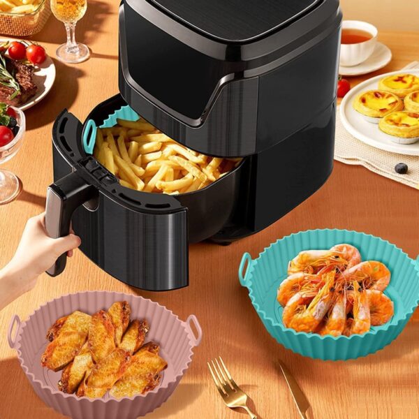 Air Fryer Silicone Pot 1pcs Kitchenware - Image 7