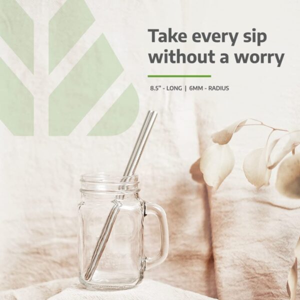 Steel Straw Drinking Home & Kitchen - Image 2